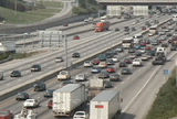 lanes of highway traffic